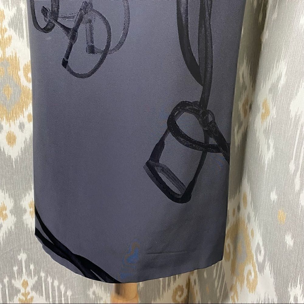 Ralph Lauren Cindy Bridle-Jacquard Pencil Skirt - Picture 10 of 16